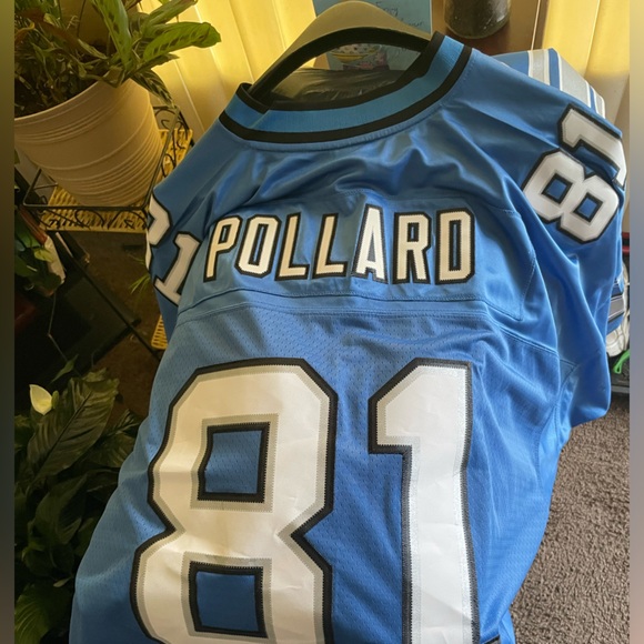 DETROIT LIONS FANS! Detroit Lions Reebok NFL Calvin #81 Pollard Jersey Size 4XL - Picture 4 of 4